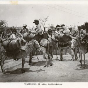 Colombia Barranquilla Water Sellers on Donkey