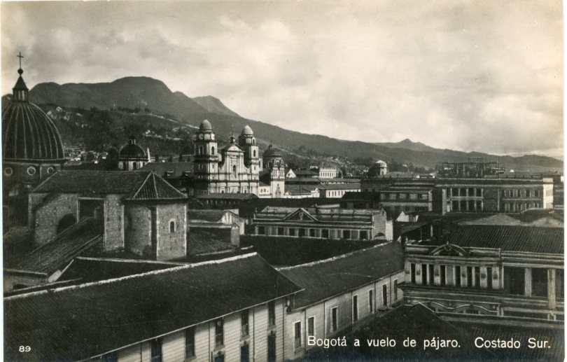 Colombia Bogota Birdseye View South