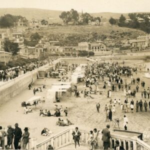Colombia Cartagena Beach photocard 1935