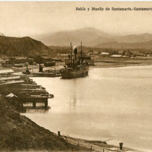 Colombia Santa Marta Bay and Pier