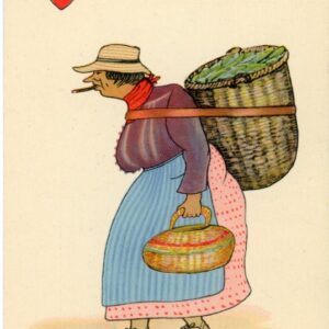 Colombia Woman Going to Market Humour