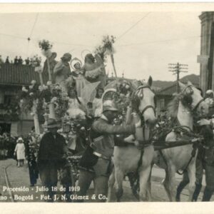 Colombia Bogota Grand Procession Marian Congress 1919
