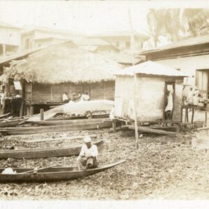 Colombia Buenaventura Canoes Boats photocard