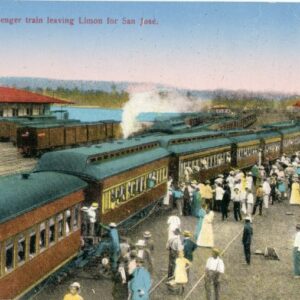 Costa Rica Train leaving Limon for San Jose