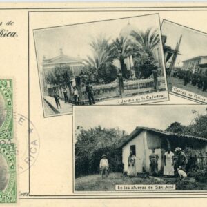 Costa Rica 1905 multi view Postcard