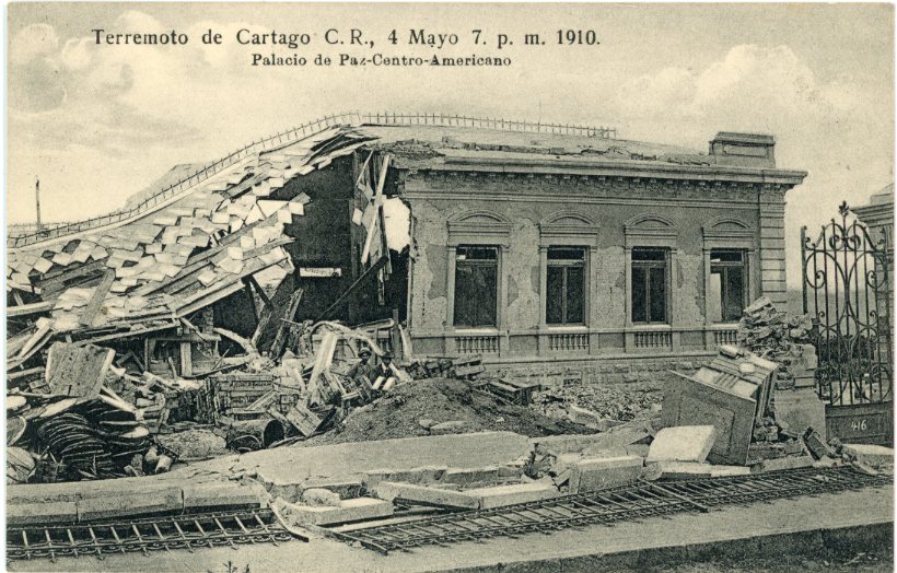 Costa Rica Cartago Earthquake 1910 Central American Peace Palace