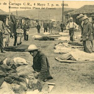 Costa Rica Cartago Earthquake 1910 Barracks Square Dead Bodies