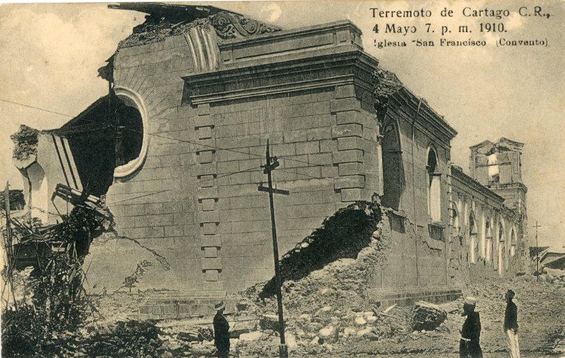 Costa Rica Cartago Earthquake 1910 San Francisco Church