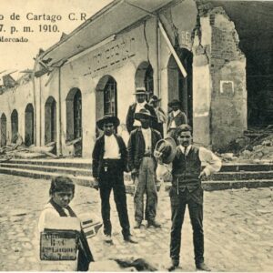 Costa Rica Cartago Earthquake 1910 Market