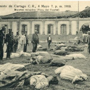 Costa Rica Cartago Earthquake 1910 Barracks Square Dead Bodies