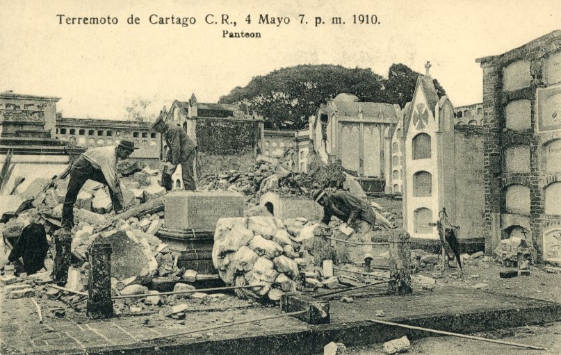 Costa Rica Cartago Earthquake 1910 Pantheon