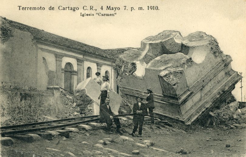 Costa Rica Cartago Earthquake 1910 Carmen Church