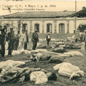 Costa Rica Cartago Earthquake Dead Bodies 1911 to Paris