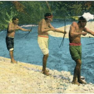 Costa Rica Talamanca Indians Shooting Fish to Germany