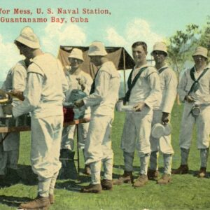 Cuba Guantanamo Bay US Naval Station Soldiers at Mess