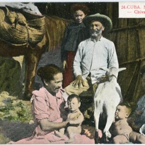 Cuba Family with Nursing Goat