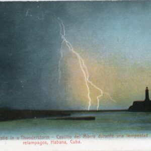 Cuba Morro Castle in a Thunderstorm