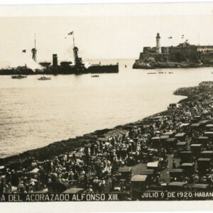 Cuba Havana Alfonso XIII Battleship 1920