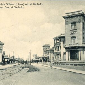 Cuba Havana Wilson Avenue at Vedado Trams