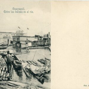 Ecuador Guayaquil Rafts on the River