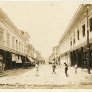 Ecuador Guayaquil Lugue Street 1929 to Belgium