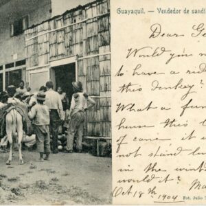 Ecuador Guayaquil Watermelon Vendor 1904