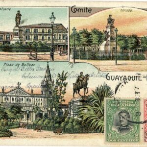 Ecuador Guayaquil multi view 1906 to Belgium