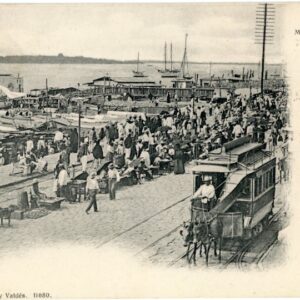 Ecuador Guayaquil Malecon Market Tram 1905 to Belgium