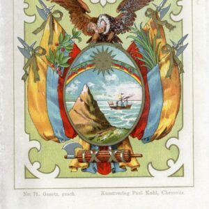 Ecuador Flag and Coat of Arms