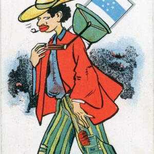 Ecuador Humour Comic Postcard 1906 used in UK