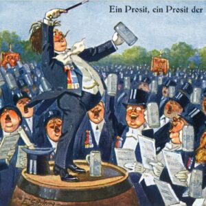 Austria Humour Comic Political postcard