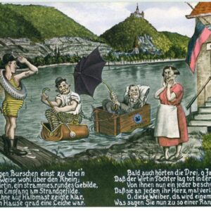 Austria Humour Comic Political postcard