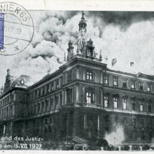Austria Vienna 1927 Fire at Palace of Justice