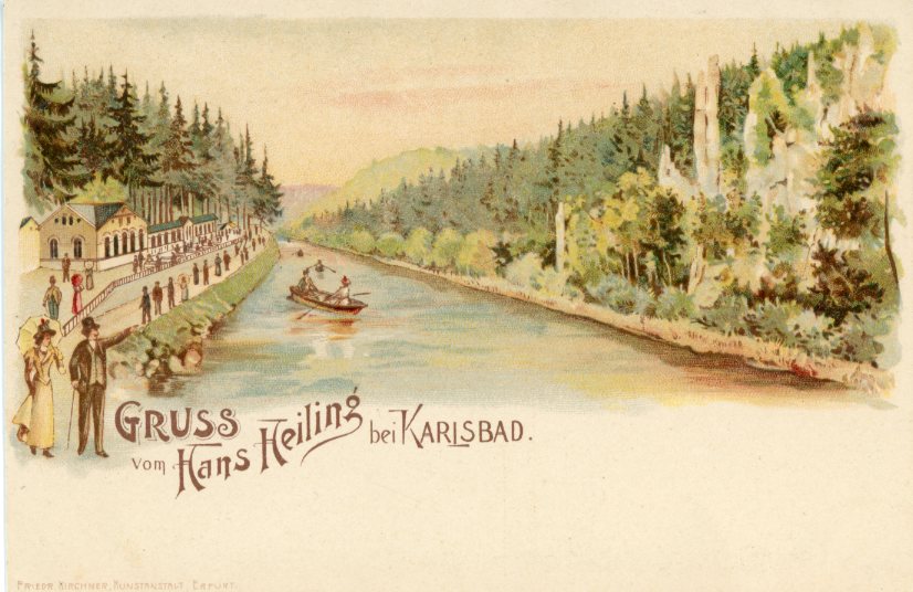 Czechia Svatošské Skály Hans Heiling near Karlsbad