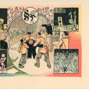 Austria Humour Comic postcard