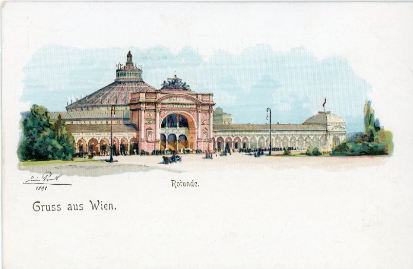 Austria Gruss aus Wien Rotunde