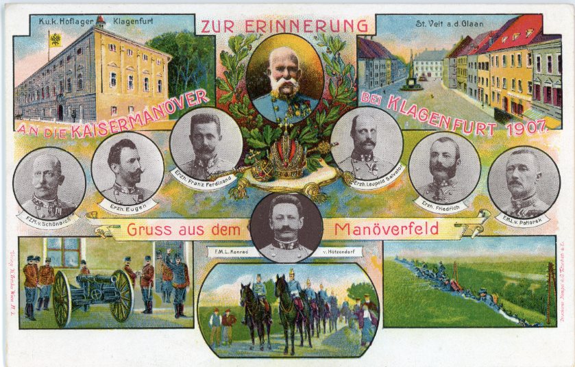 Austria 1907 Military Maneuver Emperor Franz Joseph