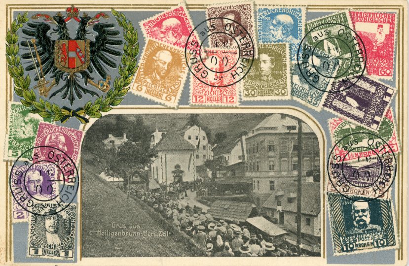 Austria Gruss aus Heiligen Brunnen Mariazell Chapel