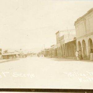 Haiti Port Au Prince Street Scene photocard