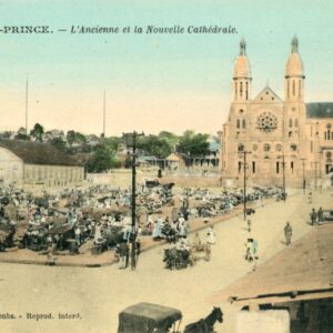 Haiti Port Au Prince Old and New Cathedrals