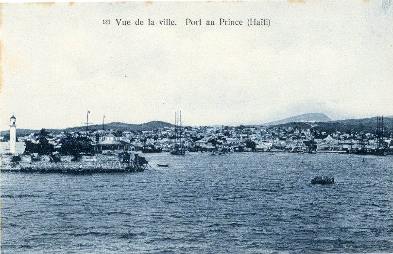 Haiti Port Au Prince View from Sea