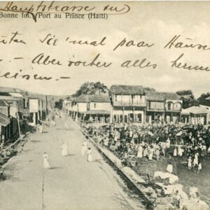 Haiti Port Au Prince Bonne Foi Street 1914 to Germany