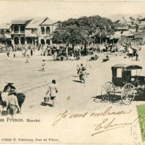 Haiti Port au Prince Market 1904 Guadeloupe to France