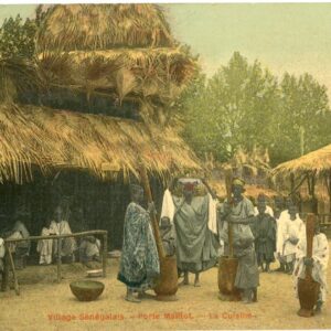 Senegal Porte Maillot village scene Cuisine Kitchen