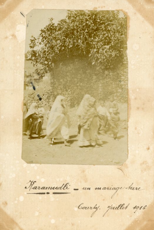 Greece Karamudli Mavroplagia Aromanian Wedding 1916 photo