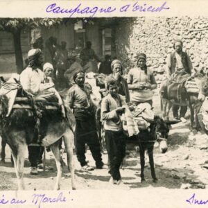 Greece Karamudli Mavroplagia Arriving Market 1916