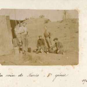 Greece Bunardza Nares camp Engineers 1916 photo