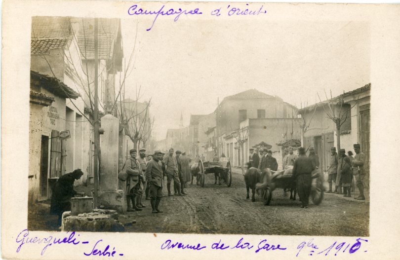 Macedonia Gevgelija Station Road 1916