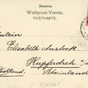 1900 German Levant Jerusalem Church of the Redeemer card