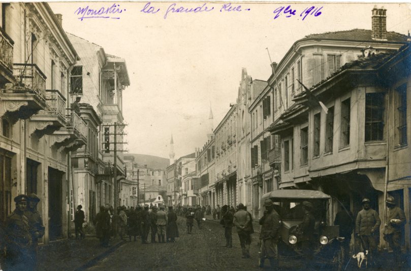 Macedonia Bitola Monastir Main Street 1916
